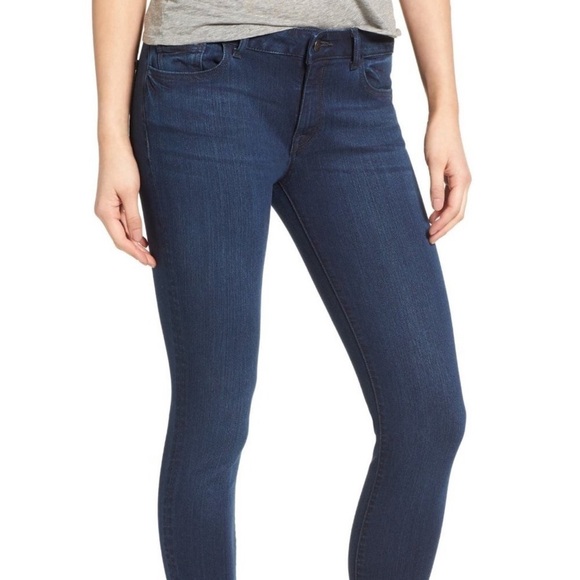 DL 1961 x REVOLVE Margaux Skinny Ankle Jean Blue, Size 32 - Picture 3 of 10